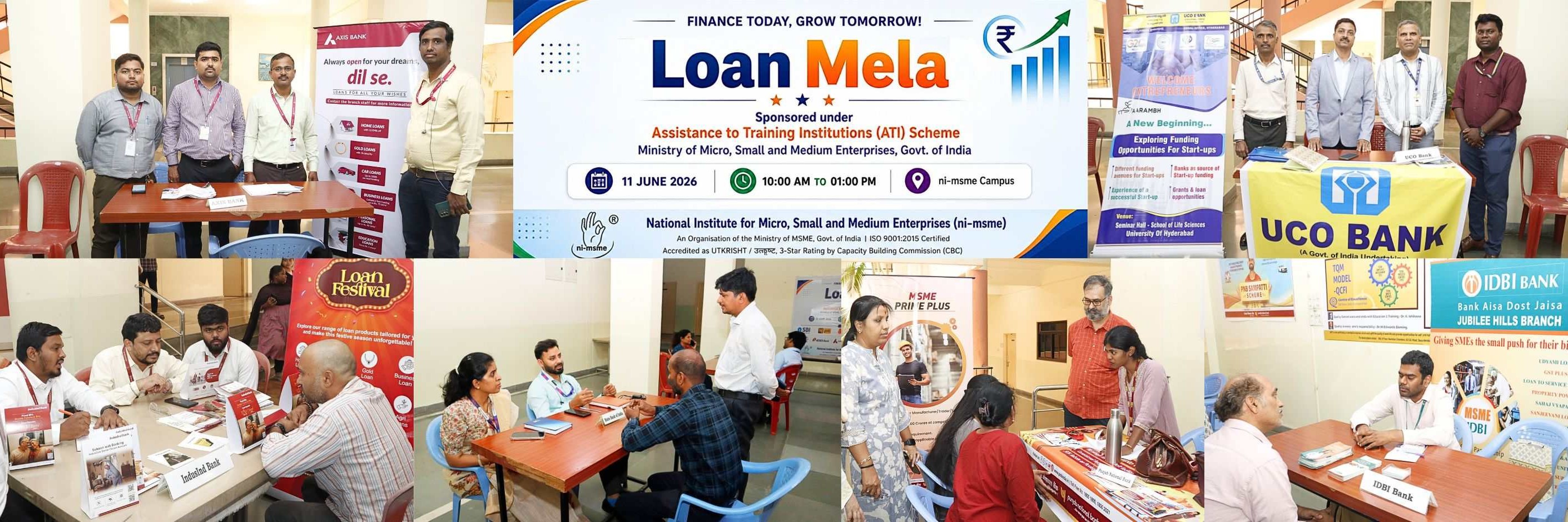 Aspire to Enterprise - Loan Mela conducted at ni-msme under ATI Scheme of Ministry of MSME