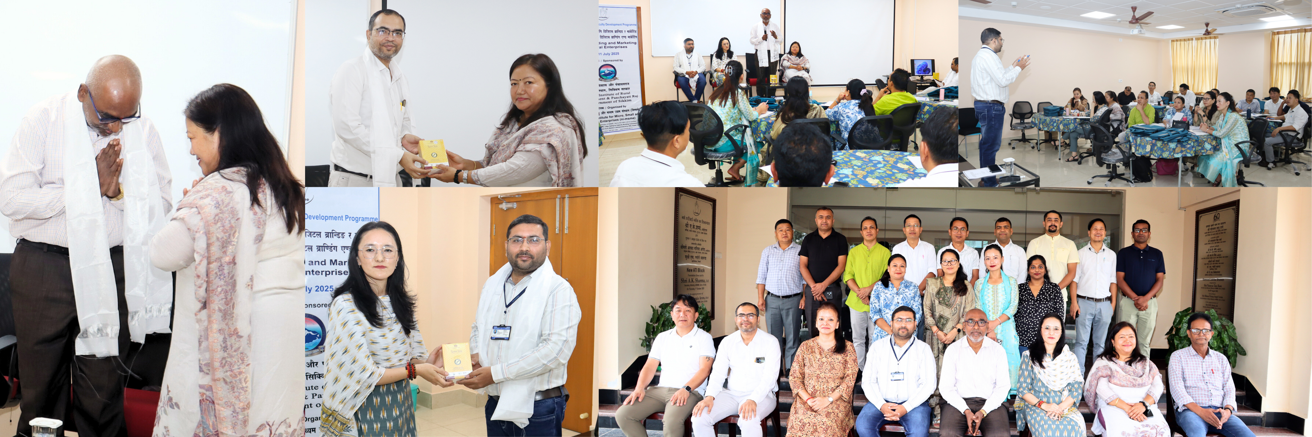Faculty Development Programme on Digital Branding & Marketing for Rural Enterprises supported by State Institute of Rural Development & Panchayat Raj (SIRD & PR), Govt. of Sikkim