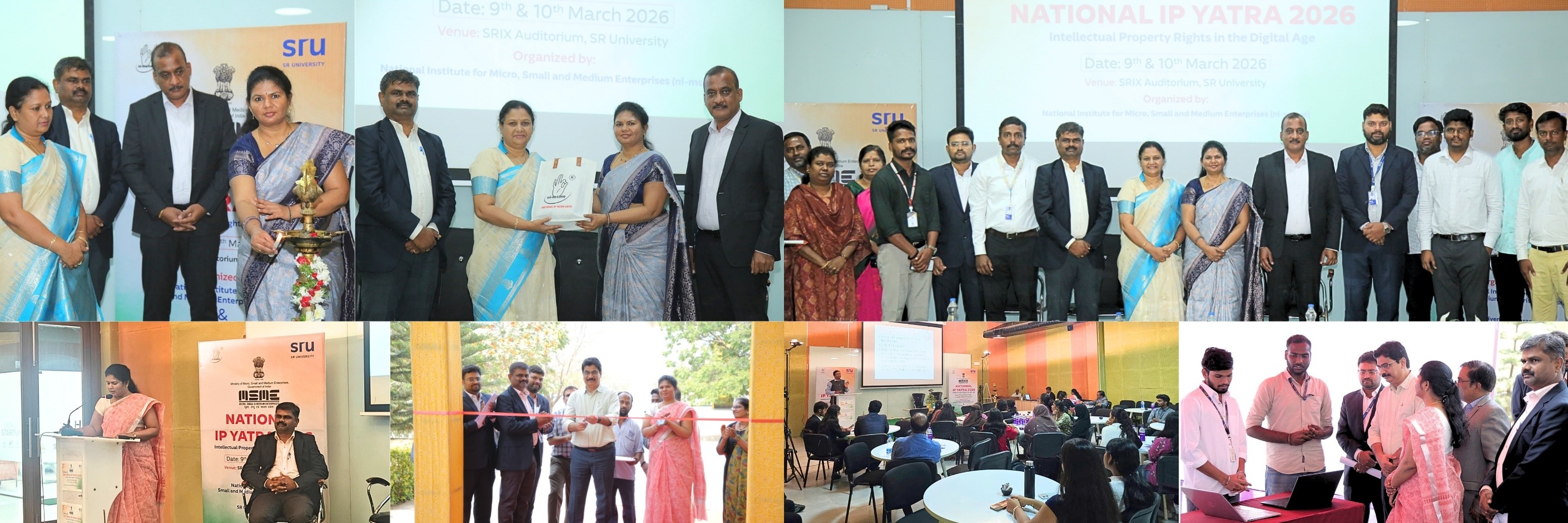 National IP Yatra 2026 with the theme INTELLECTUAL PROPERTY RIGHTS IN THE DIGITAL AGE organized by the Intellectual Property Facilitation Centre (IPFC), ni-msme at SR University, Warangal