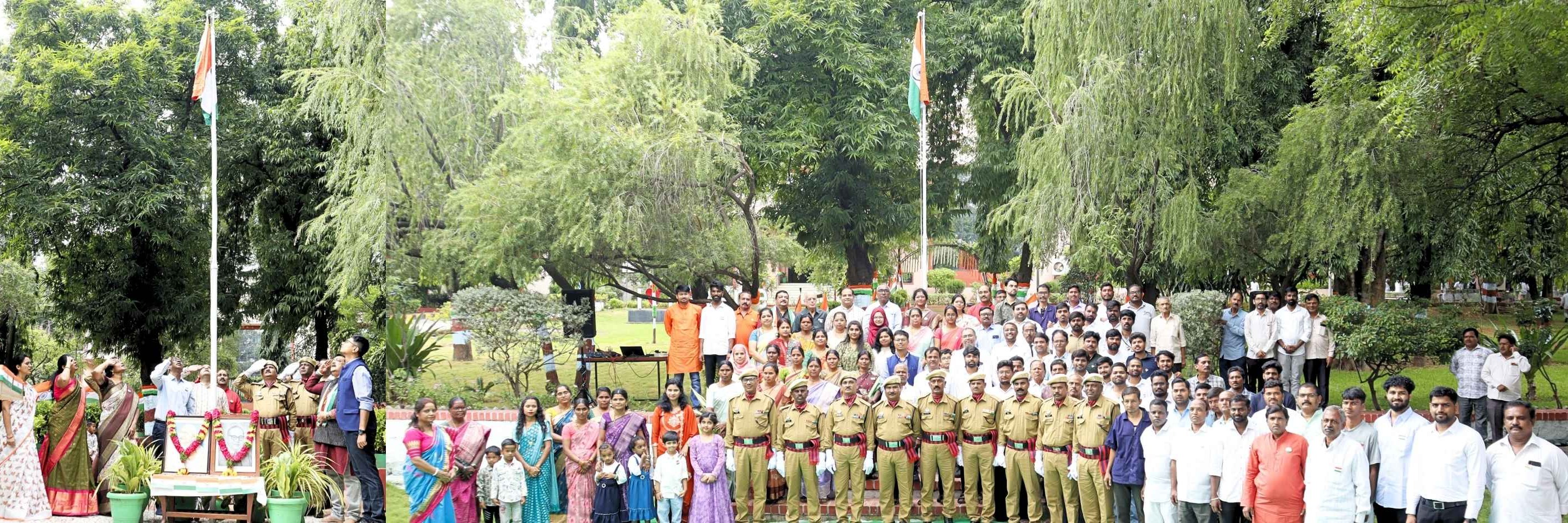 ni-msme Celebrates the 80th Independence Day at its campus, Hyderabad