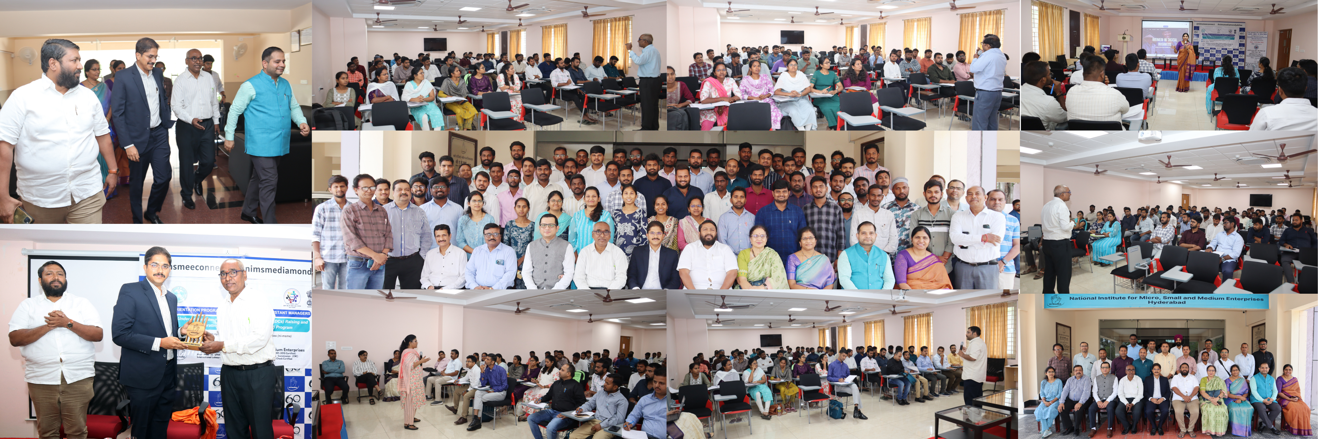 ni-msme with support of Industries Department, Govt. of Telangana successfully completed the orientation program for the newly recruited Managers/Assistant Managers for EDC of 33 districts of Telangana state.