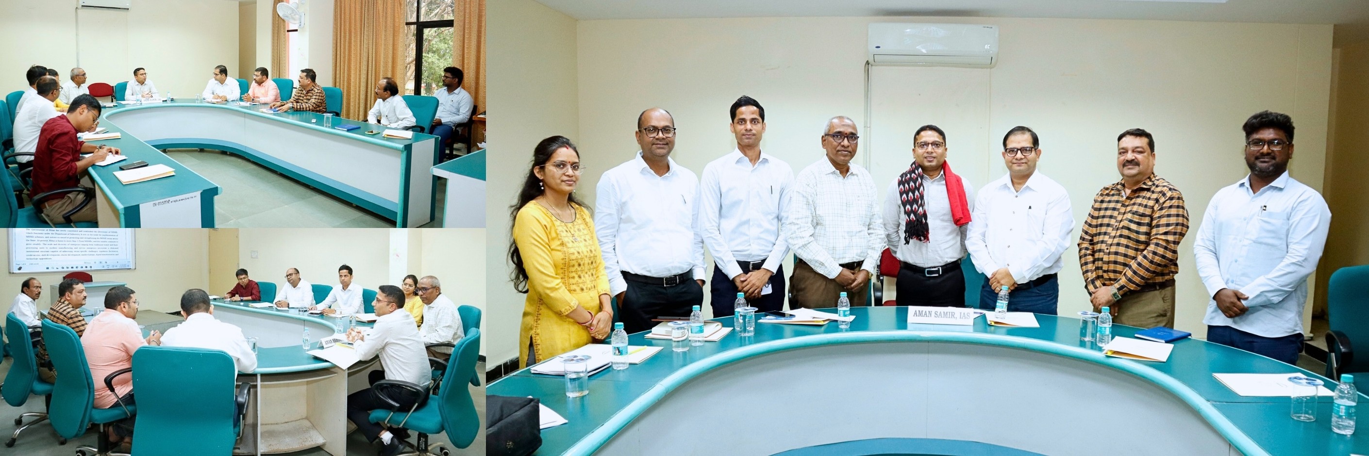 Shri Aman Samir, IAS, Director, MSME, Government of Bihar, visited ni-msme, Hyderabad and had detailed discussions with the Faculty Members and Directors on strengthening the MSME ecosystem in Bihar.