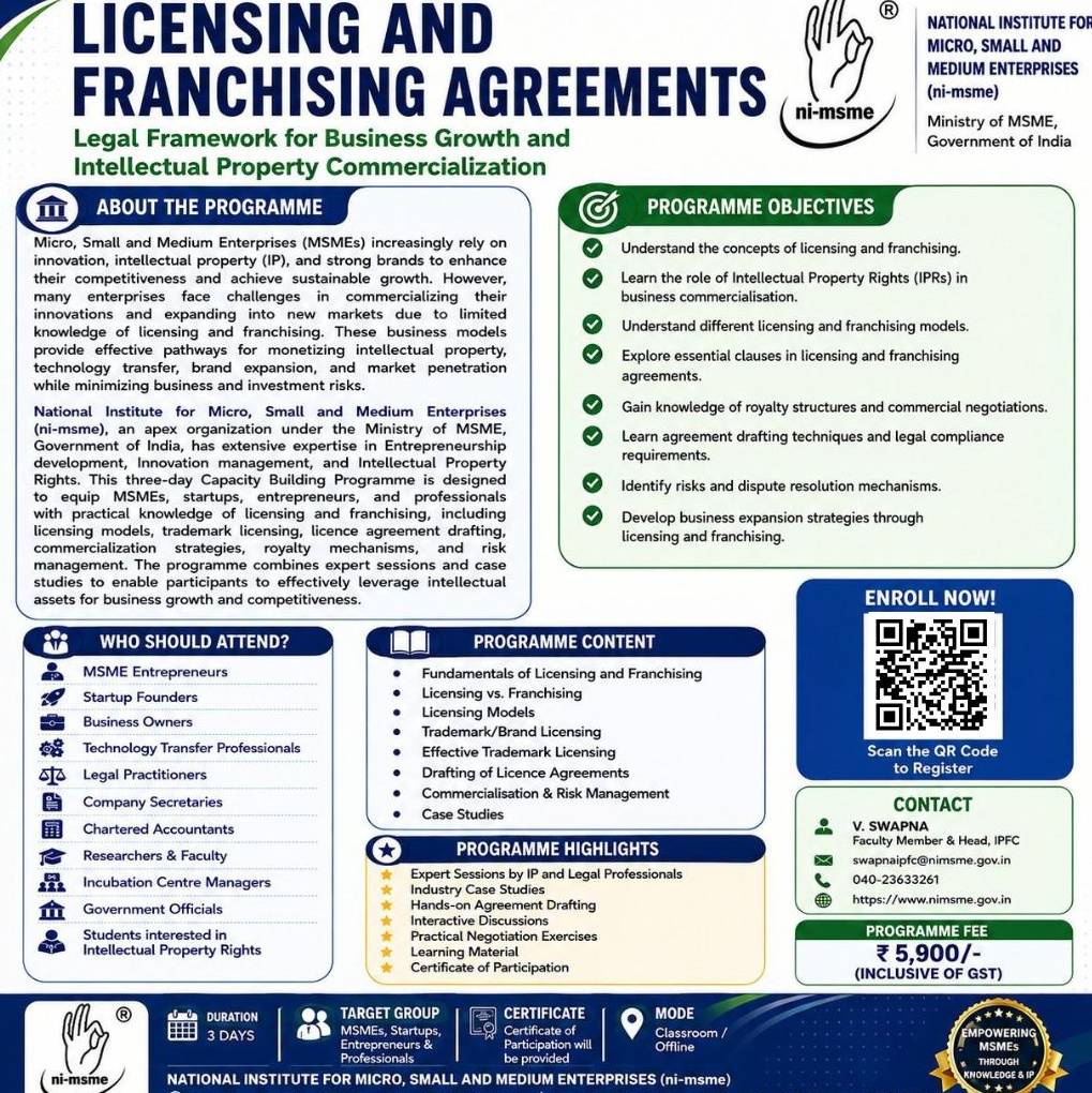 LICENSING AND FRANCHISING AGREEMENTS 