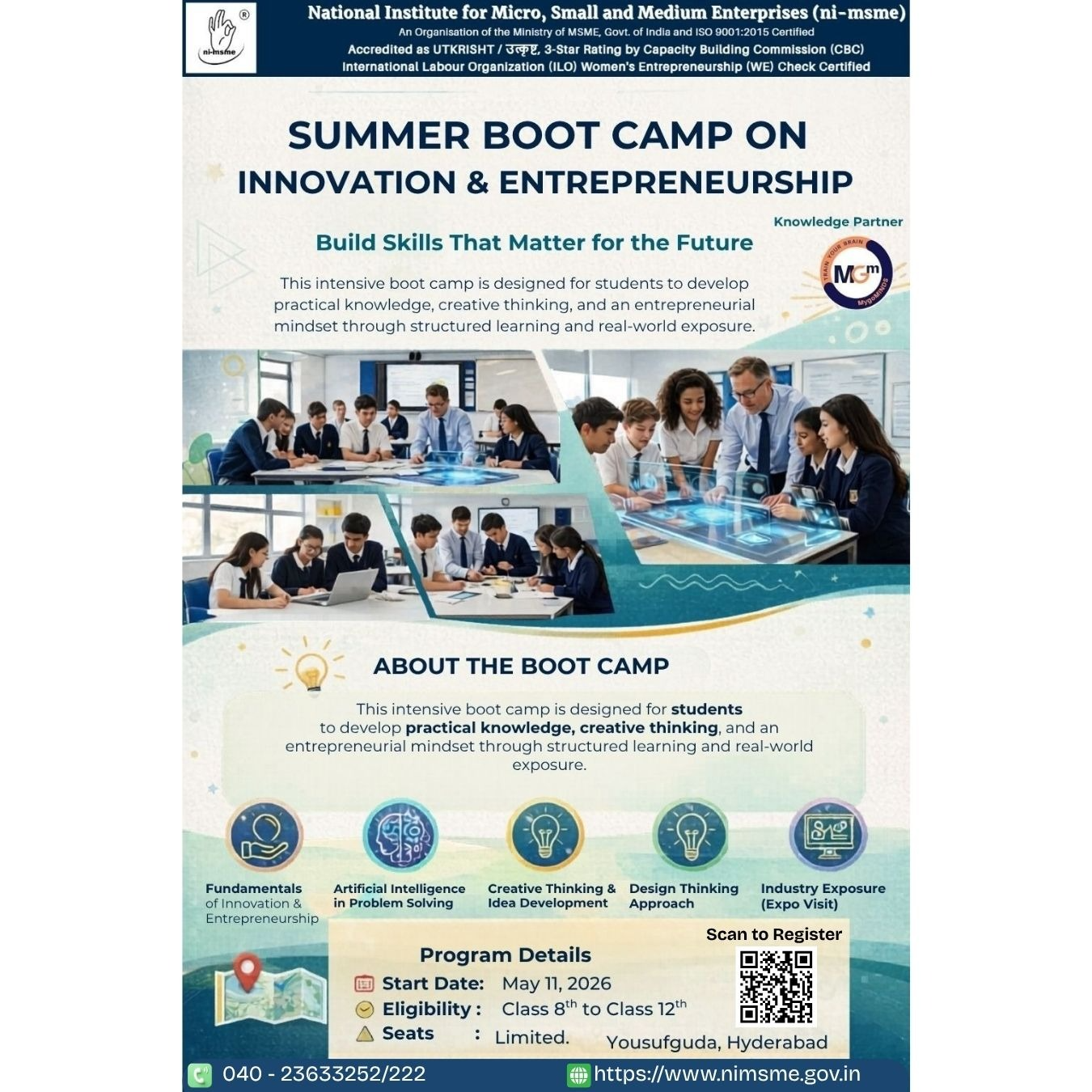 Summer Bootcamp on Innovation and Entrepreneurship