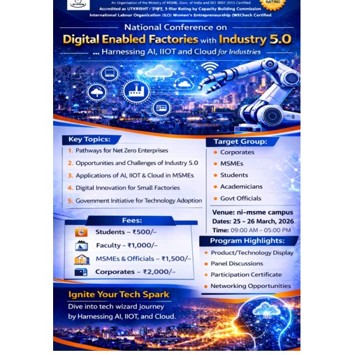 National conference on  Digital Enabled Factories with industry 5.0