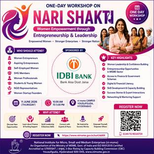 Nari Shakti: Women Empowerment through Entrepreneurship & Leadership